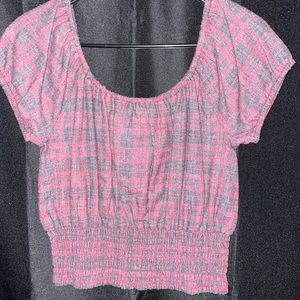 Cropped, plaid top from aeropostale! Brand new with tags and never been worn.